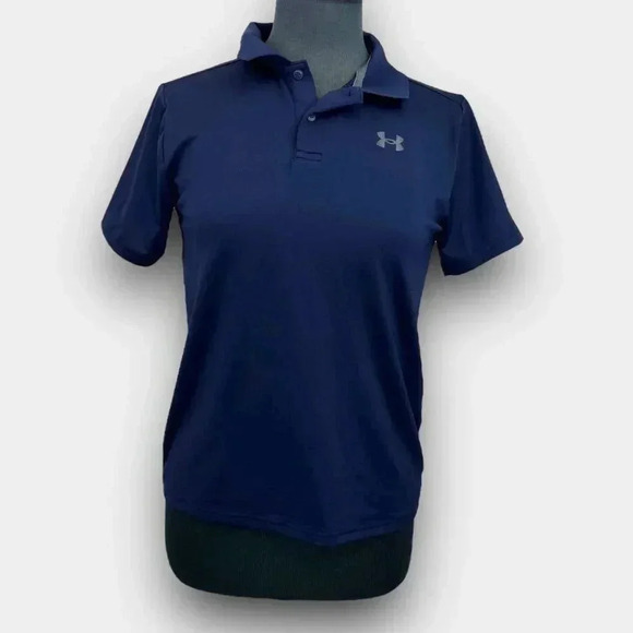 UNDER ARMOUR Matchplay Polo Youth Large blue - Picture 1 of 13